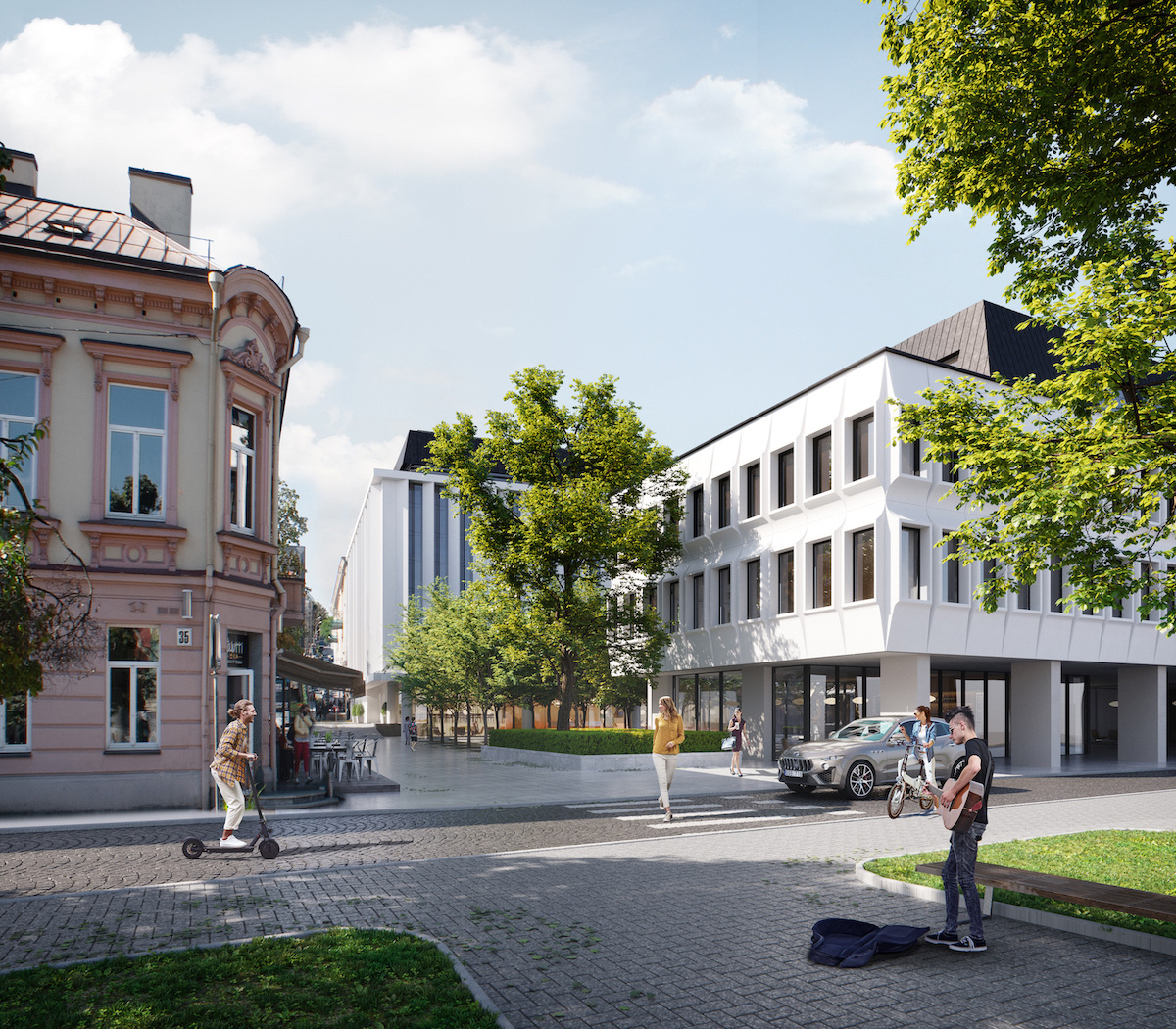 INVL Baltic Real Estate’s design proposals approved for reconstruction of complex in Vilnius Old Town